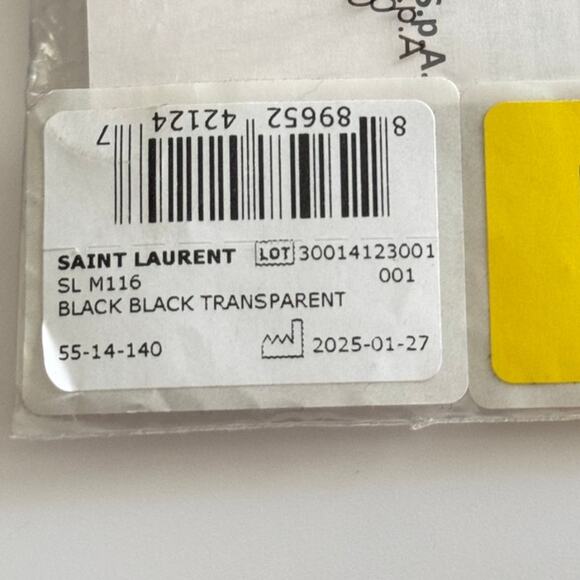 NEW Authentic Saint Laurent YSL Replacement Lens  SL M116 - Picture 2 of 4